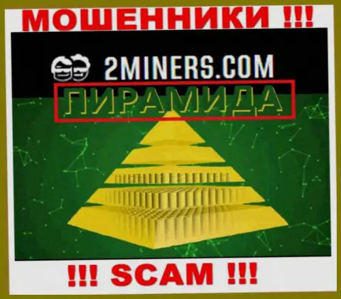 2Miners Com - это МОШЕННИКИ, прокручивают делишки в сфере - Пирамида
