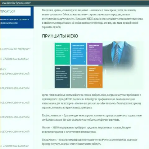 Некоторые данные о FOREX компании Киехо на онлайн-сервисе про100мани ком