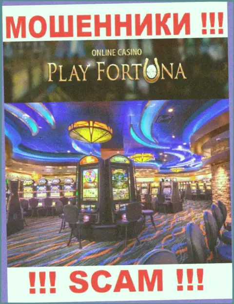 С Play Fortuna, которые прокручивают делишки в сфере Casino, не сможете заработать - это кидалово