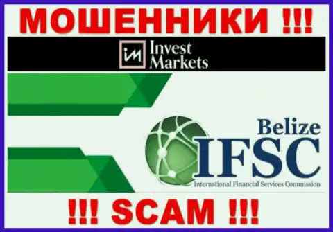 Invest Markets безнаказанно присваивает денежные вложения доверчивых людей, поскольку его крышует мошенник - International Financial Services Commission