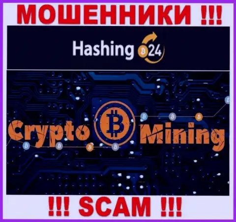 Во всемирной сети прокручивают свои грязные делишки мошенники Hashing 24, сфера деятельности которых - Crypto mining