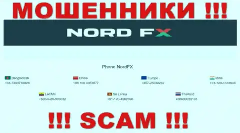 Не берите телефон, когда звонят неизвестные, это могут оказаться жулики из компании NordFX