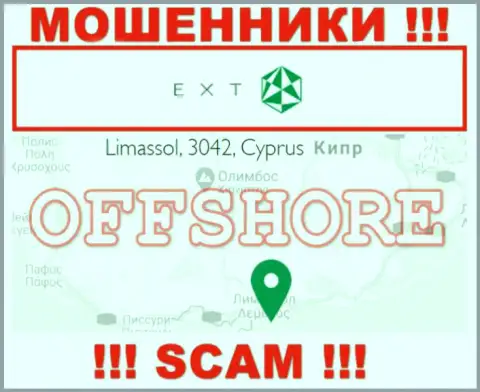 Оффшорные internet мошенники Экзанте скрываются вот тут - Кипр