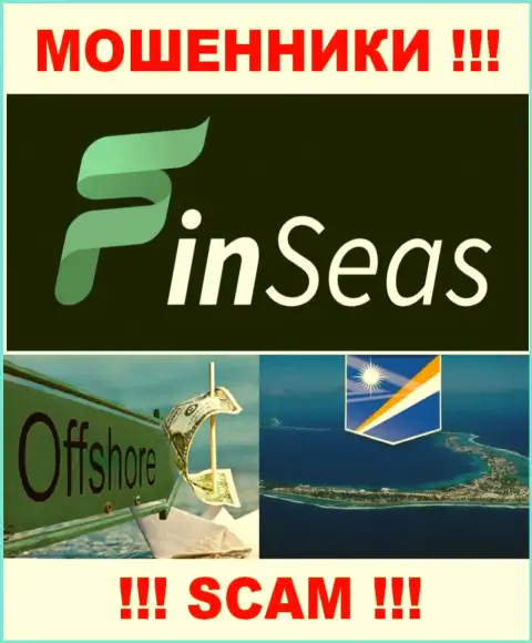 FinSeas специально базируются в офшоре на территории Marshall Island - это МОШЕННИКИ !!!