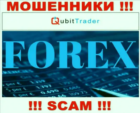 Основная работа Qubit-Trader Com - это FOREX, будьте бдительны, промышляют преступно