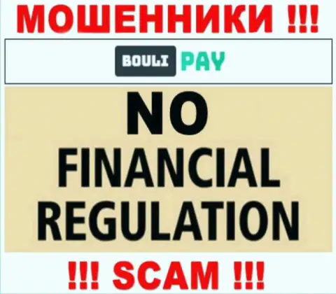 Bouli Pay - это сто пудов интернет-мошенники, орудуют без лицензии и без регулирующего органа
