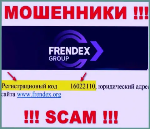 Регистрационный номер FrendeX - 16022110 от прикарманивания депозитов не убережет