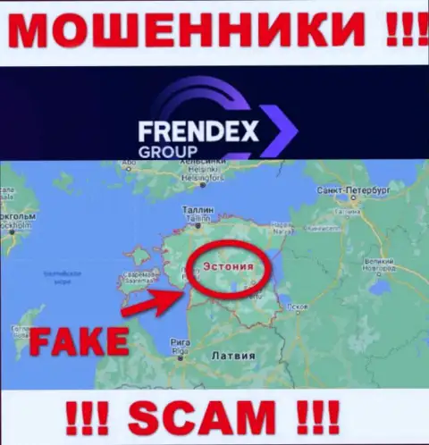 На web-сервисе Френдекс вся информация относительно юрисдикции фиктивная - однозначно мошенники !