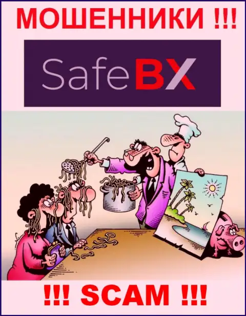 Пользуясь доверчивостью людей, SafeBX заманивают наивных людей к себе в лохотрон