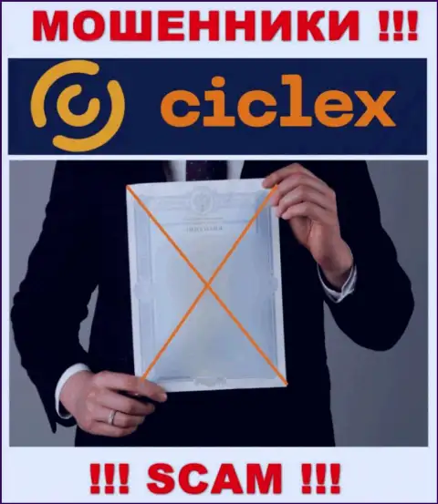 Информации о лицензионном документе компании Ciclex Com у нее на официальном web-портале НЕ ПРЕДСТАВЛЕНО
