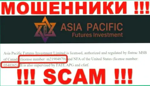 АзияПасифик - это ШУЛЕРА, с лицензией (инфа с сайта), разрешающей кидать доверчивых людей