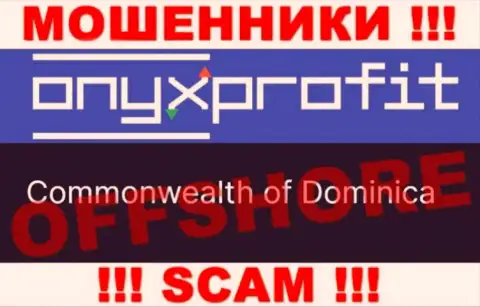 Onyx Profit специально обосновались в оффшоре на территории Dominica - это РАЗВОДИЛЫ !!!