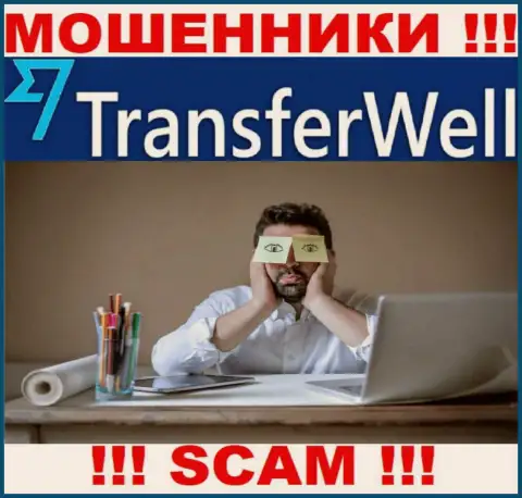 Деятельность TransferWell Net ПРОТИВОЗАКОННА, ни регулятора, ни лицензионного документа на право деятельности нет
