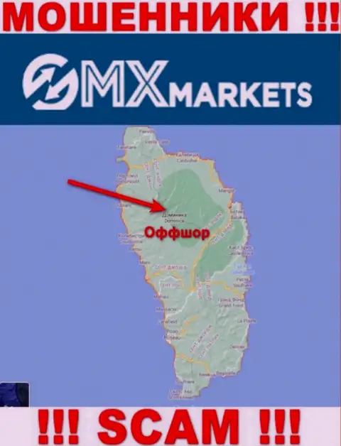 Не верьте ворюгам GMXMarkets, так как они зарегистрированы в офшоре: Доминика
