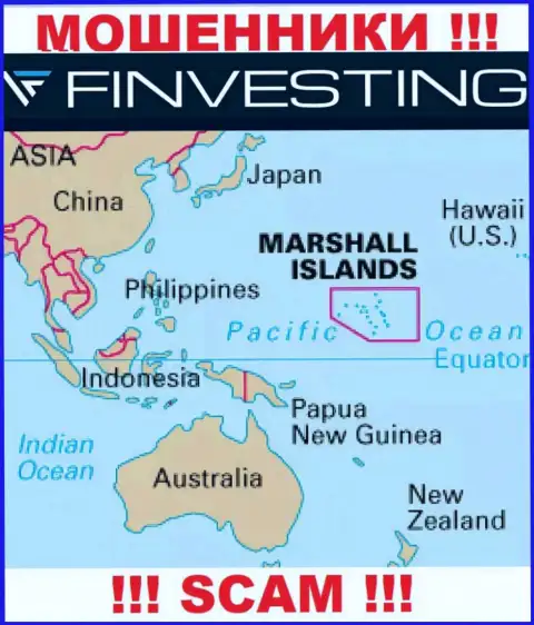 Marshall Islands - это официальное место регистрации организации Finvestings