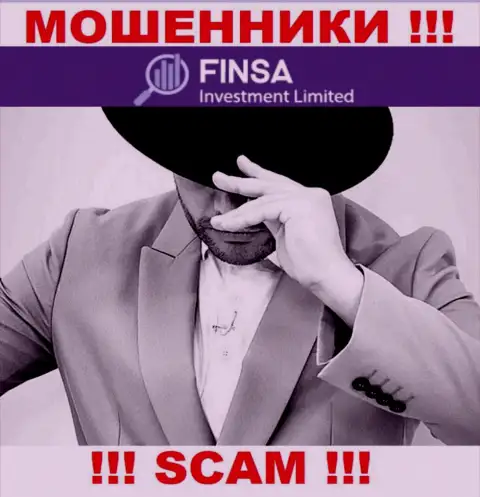 FinsaInvestmentLimited - это сомнительная компания, информация о непосредственных руководителях которой напрочь отсутствует