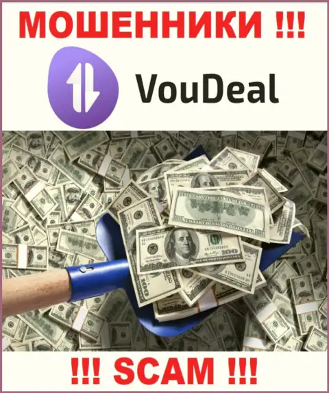 Невозможно получить финансовые вложения из дилинговой компании VouDeal Com, именно поэтому ни рубля дополнительно заводить не советуем