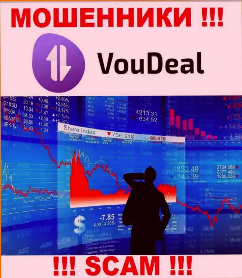 Имея дело с VouDeal Com, можете потерять все денежные активы, потому что их Брокер - это обман