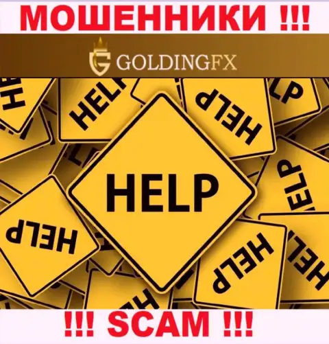 Вывести денежные вложения из компании GoldingFX еще возможно попробовать, пишите, Вам дадут совет, как быть