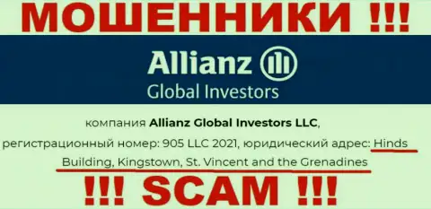 Оффшорное расположение Allianz Global Investors LLC по адресу Хиндс Билдинг, Кингстаун, Сент-Винсент и Гренадины позволило им беспрепятственно обманывать