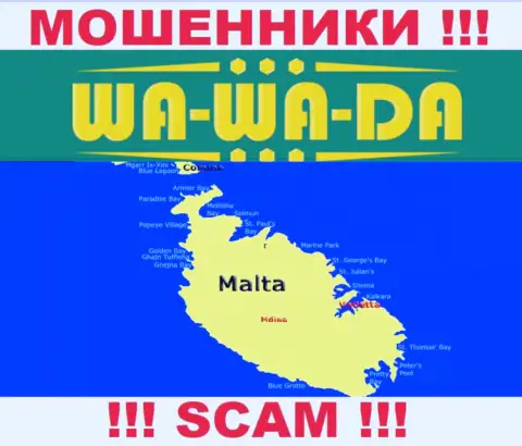 Malta - именно здесь официально зарегистрирована организация Wa-Wa-Da Casino