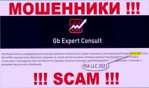 ГБ Эксперт Консулт - регистрационный номер разводил - 954 LLC 2021