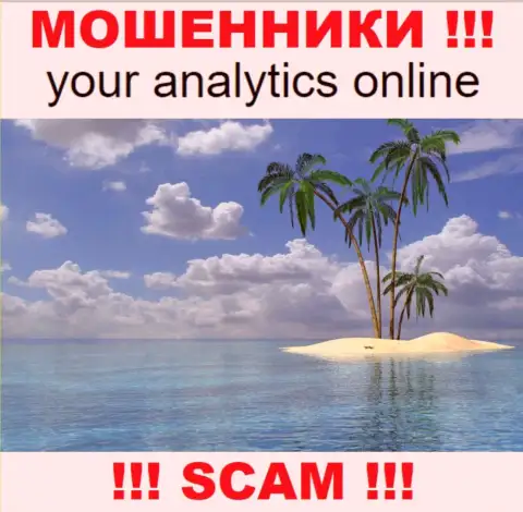 Your Analytics спрятали официальный адрес регистрации, где зарегистрирована компания - это однозначно интернет мошенники !!!