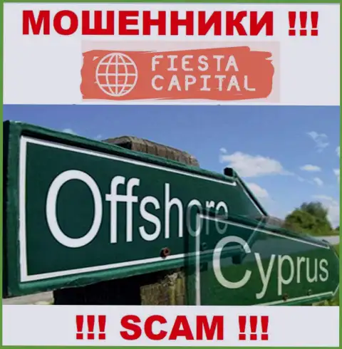 Оффшорные internet мошенники Fiesta Capital UK Ltd прячутся тут - Cyprus