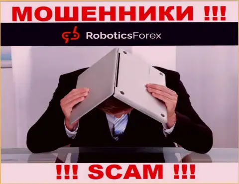 Обманщики RoboticsForex Com приняли решение оставаться в тени, чтобы не привлекать особого внимания