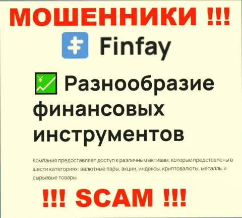 Брокер - это именно то на чем, якобы, специализируются интернет мошенники FinFay Com