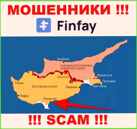 Находясь в оффшоре, на территории Кипр, Фин Фей беспрепятственно обманывают своих клиентов