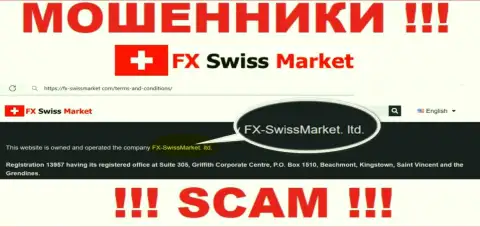 Инфа об юр лице internet-мошенников FXSwiss Market