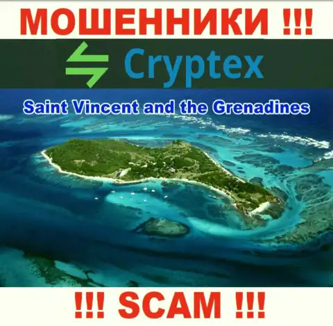 Из конторы CryptexNet денежные средства вернуть нереально, они имеют офшорную регистрацию: Saint Vincent and Grenadines