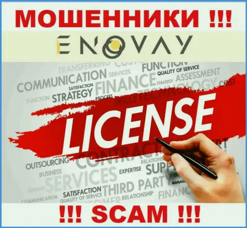 У EnoVay Com не имеется разрешения на осуществление деятельности в виде лицензии - это МОШЕННИКИ