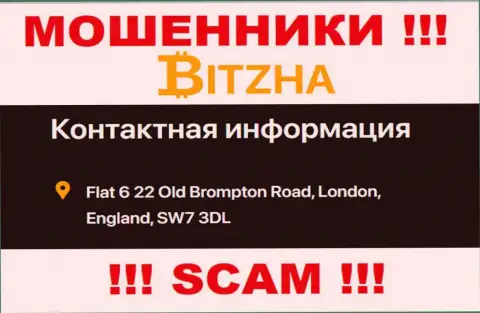 Верить инфе, что Bitzha24 Com засветили у себя на web-сервисе, касательно юридического адреса, не советуем