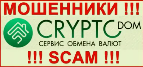 Логотип МОШЕННИКОВ КриптоДом