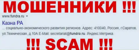 Fund Ra - это МОШЕННИКИ !!! SCAM !!!